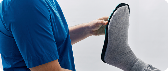 맞춤형 깔창 치료 사진