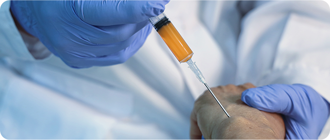 재생주사치료 사진